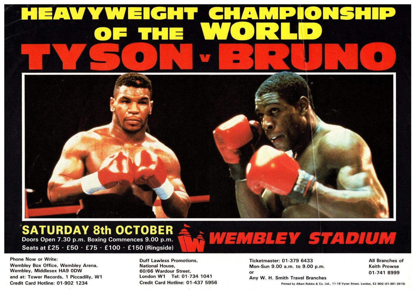Mike Tyson v Frank Bruno 1988