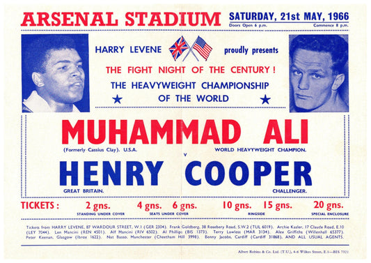 Muhammad Ali v Henry Cooper 1966