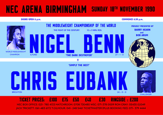 Nigel Benn v Chris Eubank 1990