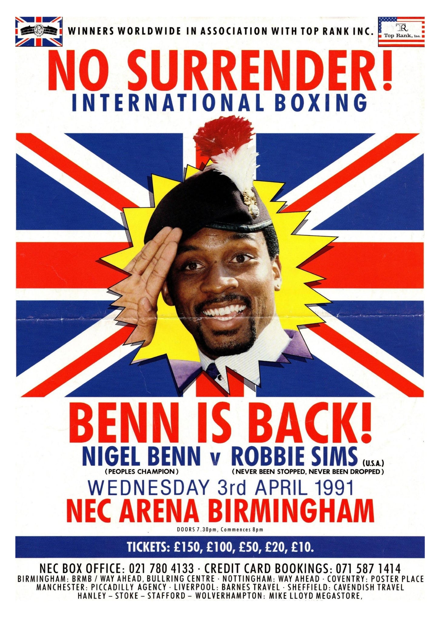 Nigel Benn v Robbie Simms 1991