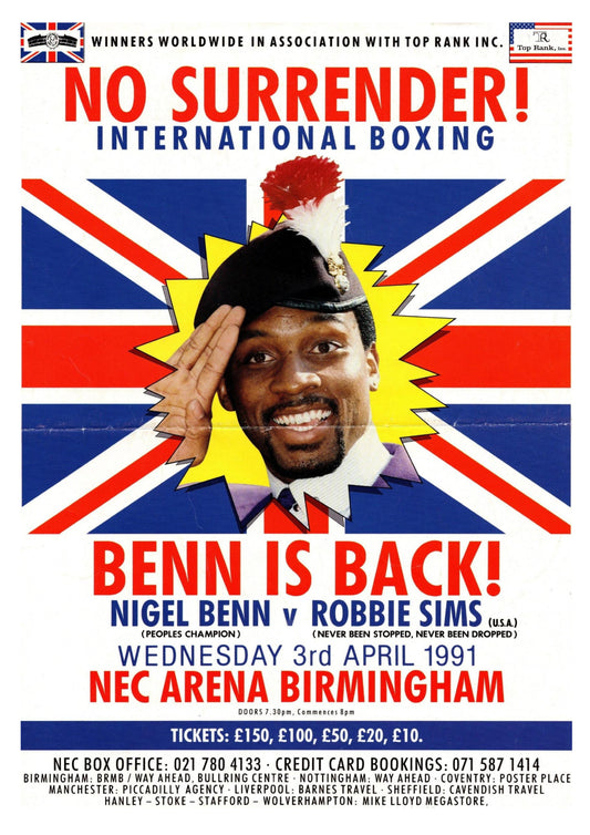 Nigel Benn v Robbie Simms 1991